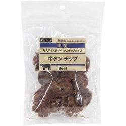 ペットプロ 国産おやつ 無添加牛タンチップ 50g