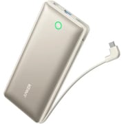 Anker Nano Power Bank （20000mAh 30W Built-In USB-C ケーブル） ホワイト White A1387N21