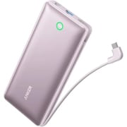 Anker Nano Power Bank (20000mAh 30W Built-In USB-C ケーブル) パープル Violet A1387NV1