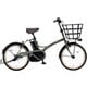 電動アシスト自転車 グリッター 20インチ 内装3段変速 12Ah マットオリーブ BE-FGL032G