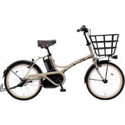 電動アシスト自転車 グリッター 20インチ 内装3段変速 12Ah マットオーツベージュ BE-FGL032T