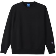 クルーネックスウエットシャツ M ブラック C3PS060 090