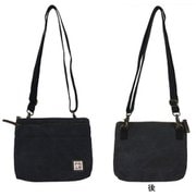 3J53-01 [帆布工房 2WAYサコッシュ ブラック]