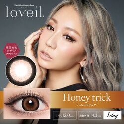 ハニートリック ワンデー 10枚入 -3.50 [カラーコンタクトレンズ]