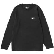 オーガニックコットン 長袖Tシャツ 33310711 ブラック XLサイズ [アウトドア カットソー メンズ]