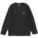オーガニックコットン長袖Tシャツ メンズ カットソー ブラック Lサイズ 33310712