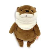 MOKW-0110MB もちシリーズ ぬいぐるみマグネット もちかわうそ ブラウン