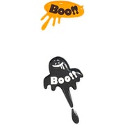 199 HW ハロウィン フェイスシール ティアドロップ（6） BOO！！BOO！！ [パーティーグッズ]