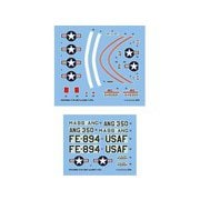 PSO3144038 1/144 F-47D 米空軍州兵 デカール 2機分入 [プラモデル用品]