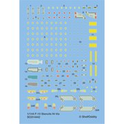 PSO3144042 1/144 F-15 イーグル ハイビジ データステンシルデカール 2機分入 [プラモデル用品]