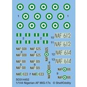PSO3144052 1/144 MiG-17 ナイジェリア空軍 デカール 3機分入 [プラモデル用品]