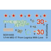 PSO3144055 1/144 MiG-17 ポーランド・レグニツァ記念碑 デカール [プラモデル用品]