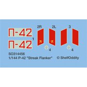 PSO3144056 1/144 スホーイ P-42 レコードフランカー デカール [プラモデル用品]