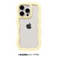 661-0537-056645 [iPhone 16 Pro用 ULTRA FINE Wavy Frame ケース イエロー]