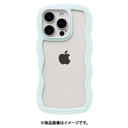 661-0537-056652 [iPhone 16 Pro用 ULTRA FINE Wavy Frame ケース ミント]