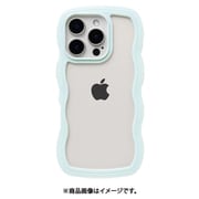 661-0537-056652 [iPhone 16 Pro用 ULTRA FINE Wavy Frame ケース ミント]