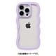661-0537-056683 [iPhone 16 Pro用 ULTRA FINE Wavy Frame ケース ラベンダー]