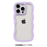 661-0537-056683 [iPhone 16 Pro用 ULTRA FINE Wavy Frame ケース ラベンダー]