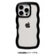 661-0537-056690 [iPhone 16 Pro用 ULTRA FINE Wavy Frame ケース ブラック]