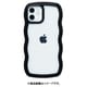661-056461 [iPhone 12/12 Pro用 U-FINE Wavyケース BK]