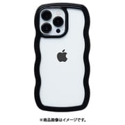 661-056478 [iPhone 13 Pro用 U-FINE Wavyケース BK]