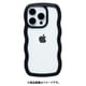 661-056508 [iPhone 15 Pro用 U-FINE Wavyケース BK]