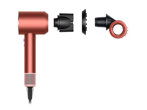 Dyson(ダイソン)ドライヤー　HD16 ストロベリーブロンズピンク Amazon | 【限定ギフト パドルブラシ付き】Dyson(ダイソン