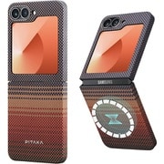 Samsung Galaxy Z Flip6用 アラミド浮織 浮織MagEZ Case 5 サンセット FSFLIP6