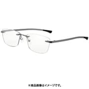 度数+2.0 F165-B.シルバー バイフォーカルグラス