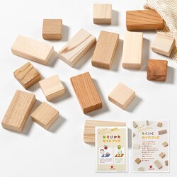 木製玩具 tkb16-p01 つみきば プレーン 16ピース