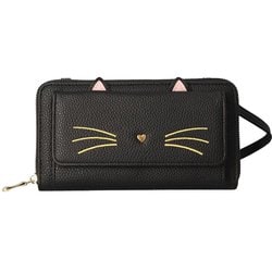 4922 [お財布ショルダー .ブラック/GoldHeart]