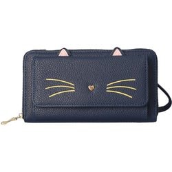 4922 [お財布ショルダー .ネイビー/GoldHeart]