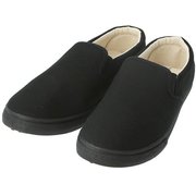 メンズ スリッポン ALLBLACK L(27.0-27.5cm)