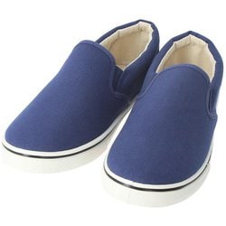 メンズ スリッポン NAVY M（26.5-27.0cm）