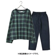 メンズ チェック/ネイビー M-L