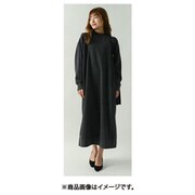 ウラキモウモックネックマキシワンピース チャコール M-L