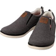 EDWIN メンズ 軽量スリッポン DARKGRAY 25cm