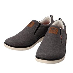 EDWIN メンズ 軽量スリッポン DARKGRAY 25.5cm