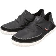 EDWIN メンズ 軽量2WAYスリッポン BLACK 25cm