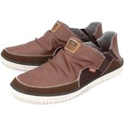 EDWIN メンズ 軽量2WAYスリッポン BROWN 25cm