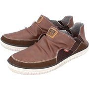 EDWIN メンズ 軽量2WAYスリッポン BROWN 25.5cm