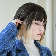 A-709 [ウィッグ TBIG/耐熱ブラックインナーゴールド]