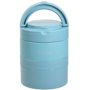 DC-6008 [連結式ランチジャー 700ml ステンレス製 ホームレーベル ナイルブルー]