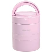 DC-6009 [連結式ランチジャー 700ml ステンレス製 ホームレーベル オーキッド]