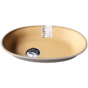 earth color 抗菌すくえる 小判ボウル グレー レンジ・食洗機可 日本製