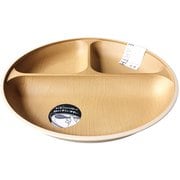 earth color 抗菌すくえる 丸ランチプレート アイボリー レンジ・食洗機可 日本製