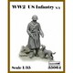 AR35064 1/35 WWII アメリカ陸軍歩兵 No.1 イヌに餌をやる歩兵 [組立式プラスチックモデル]