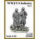AR35066 1/35 WWII アメリカ陸軍歩兵セット #1 2体入 [組立式プラスチックモデル]