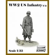 AR35067 1/35 WWII アメリカ陸軍歩兵 No.3 弾薬箱を持つ歩兵 [組立式プラスチックモデル]