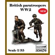 AR35076 1/35 WWII イギリス 空挺部隊員セット 2体入 [組立式プラスチックモデル]